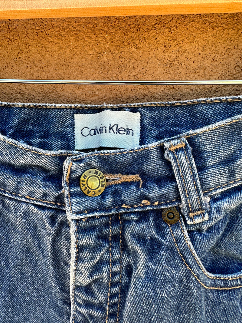 Calvin Klein Jeans, Made in USA, Size: 7, Waist: 23/24