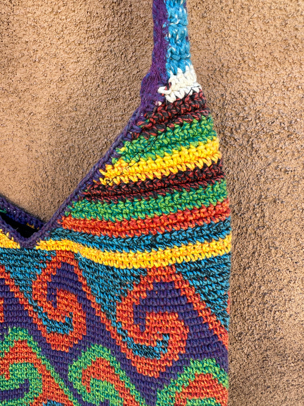 Crochet Color Bomb Amazing Shoulder Bag