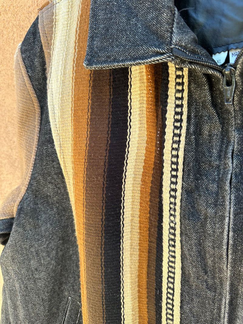 Saddle Blanket and Denim Jacket - Made in the USA