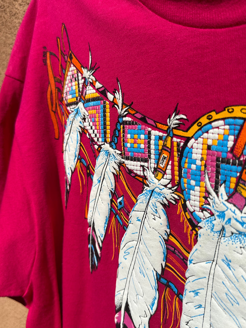 Pink Native American Theme Tee