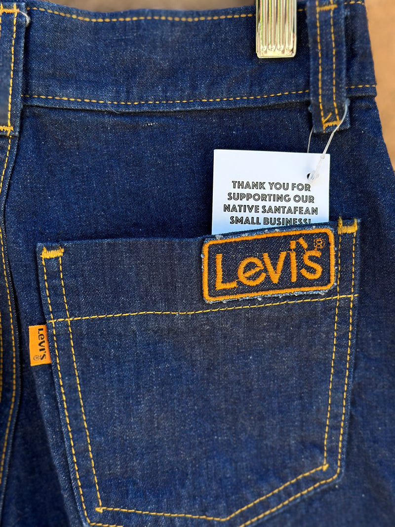 1970's Orange Label Levi's, Size: 10, waist 26