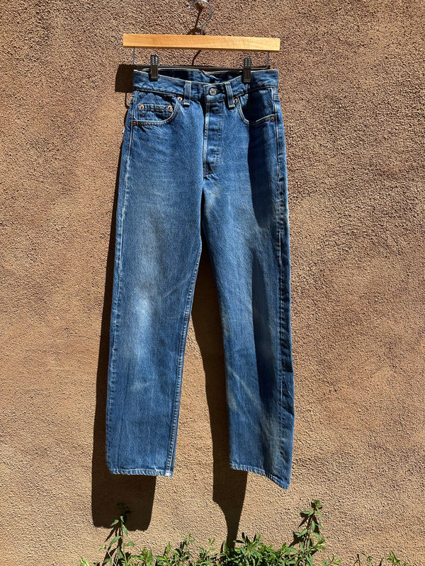 Levi's 501 Jeans with Bleach Stain, Made in USA 26/28