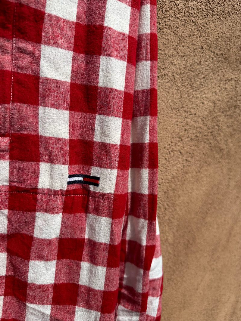 1990's Large Check Tommy HIlfiger Shirt