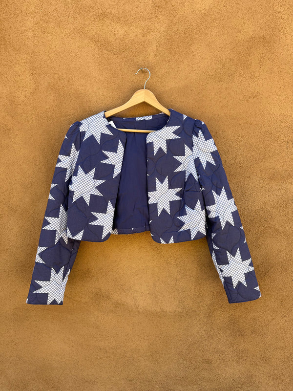 Cropped and Quilted Jacket