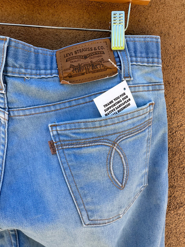 Light Wash Copper Color Label Levi's 514 Denim Jeans 36 x 29