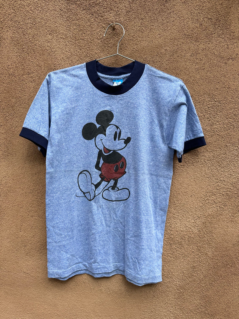Blue Mickey Mouse Ringer t-shirt