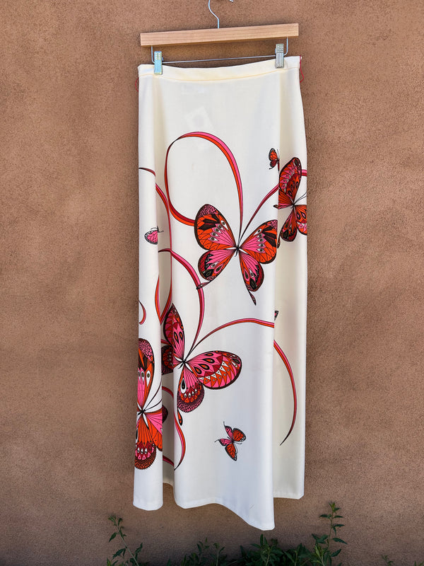 1960's Miss Shaheen Butterfly Skirt
