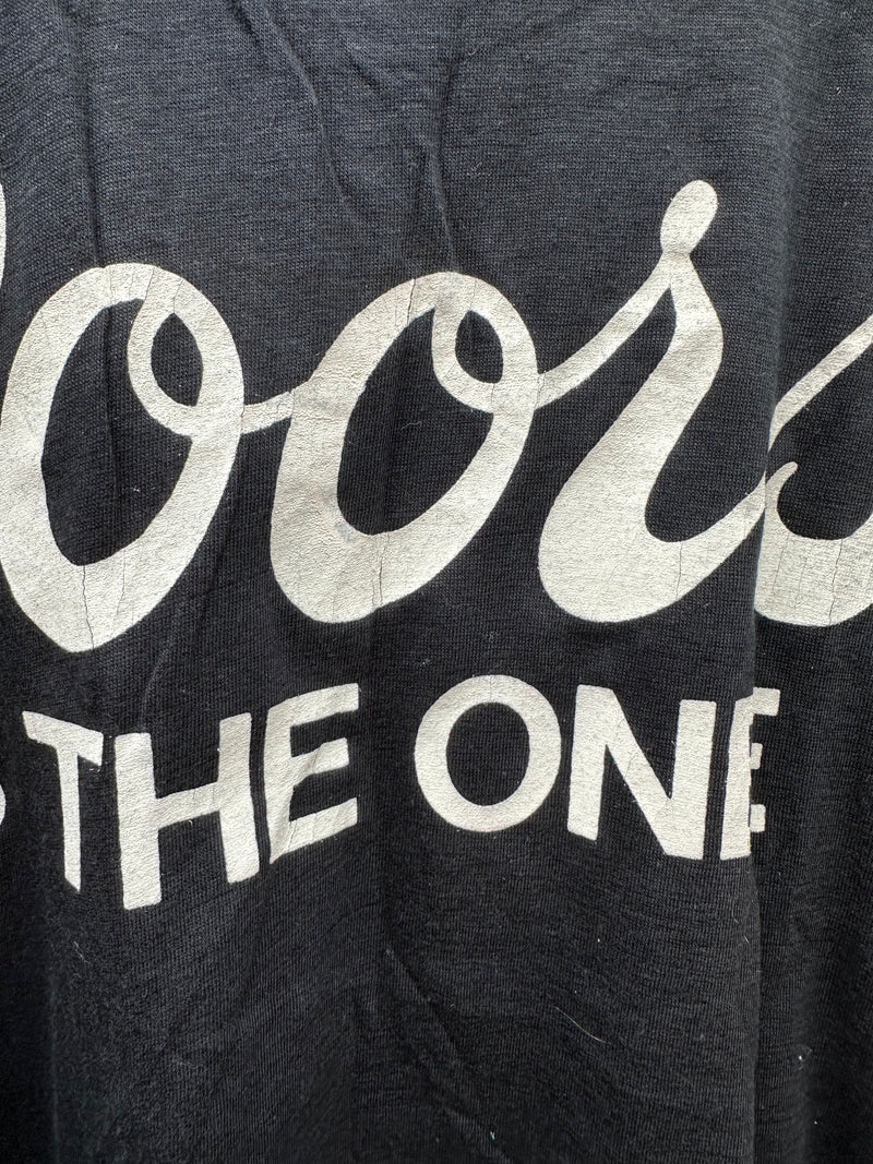Black Coors Repetition Tee - Large