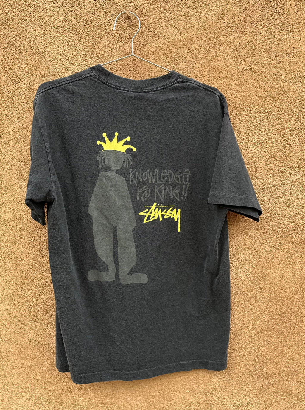 Stussy Mサイズ Tシャツ KNOWLEDGE IS KING! Vintage 90's Stussy Knowledge is King Tee – DESERT MOSS VINTAGE