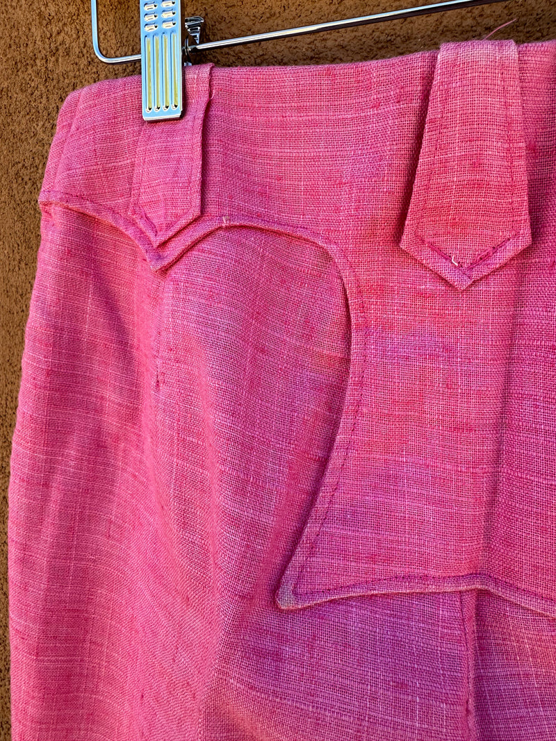 H Bar C California Ranchwear Pink Pants