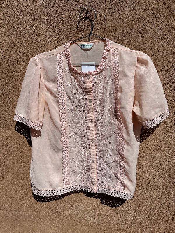 Lady’s Fashion Pink Blouse