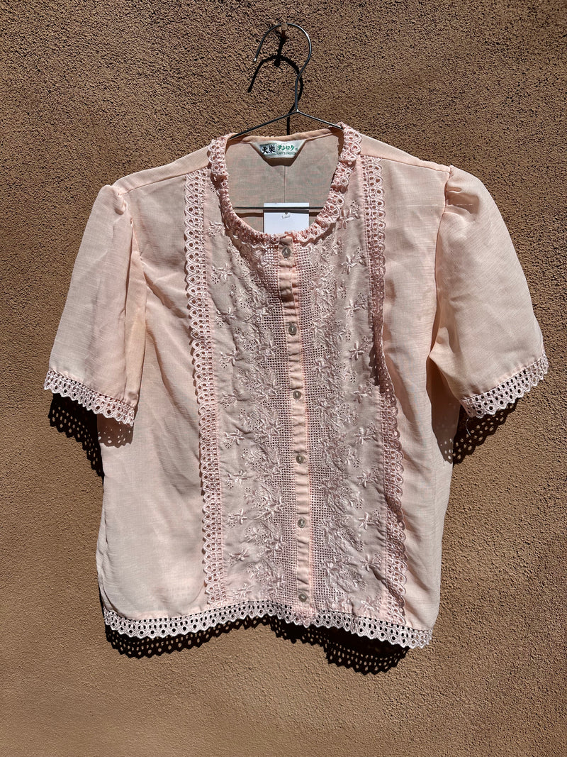 Lady’s Fashion Pink Blouse