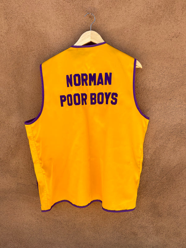 Norman Poor Boys (Oklahoma) Lions Club Vest w/ Pins