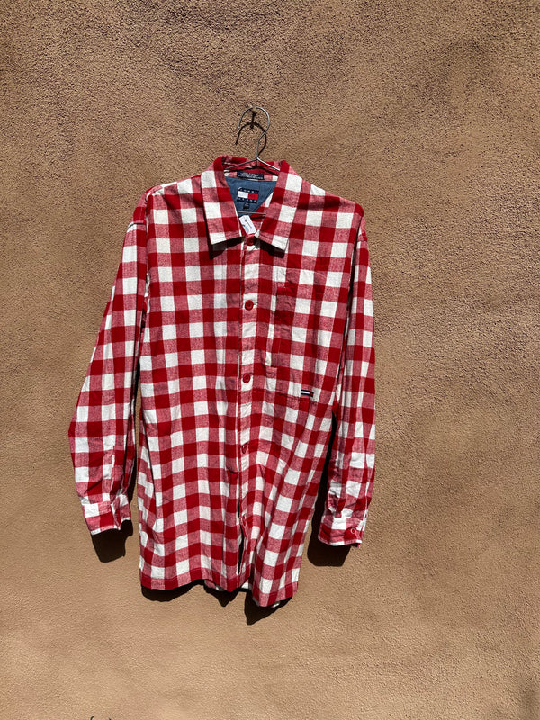 1990's Large Check Tommy HIlfiger Shirt