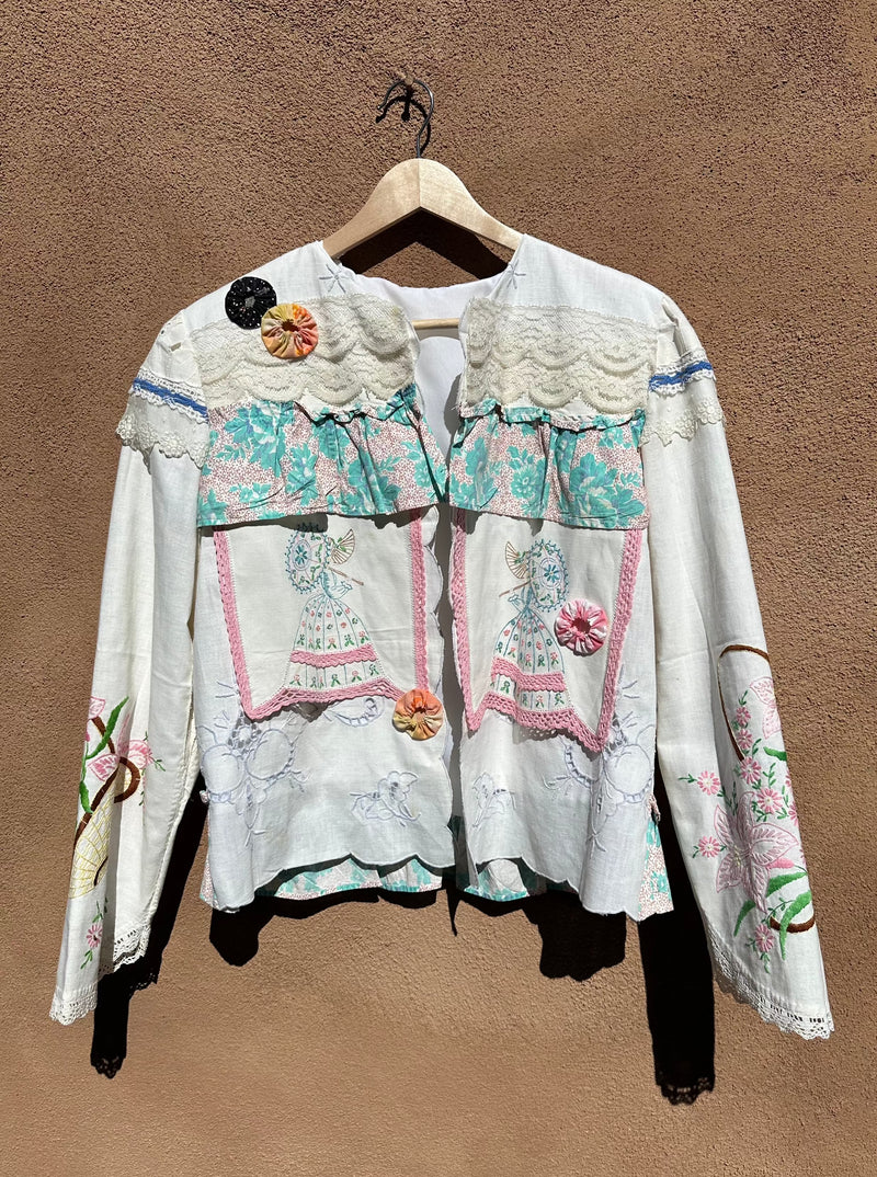 Sharon Smith Santa Fe Embroidered Cottage Core Jacket