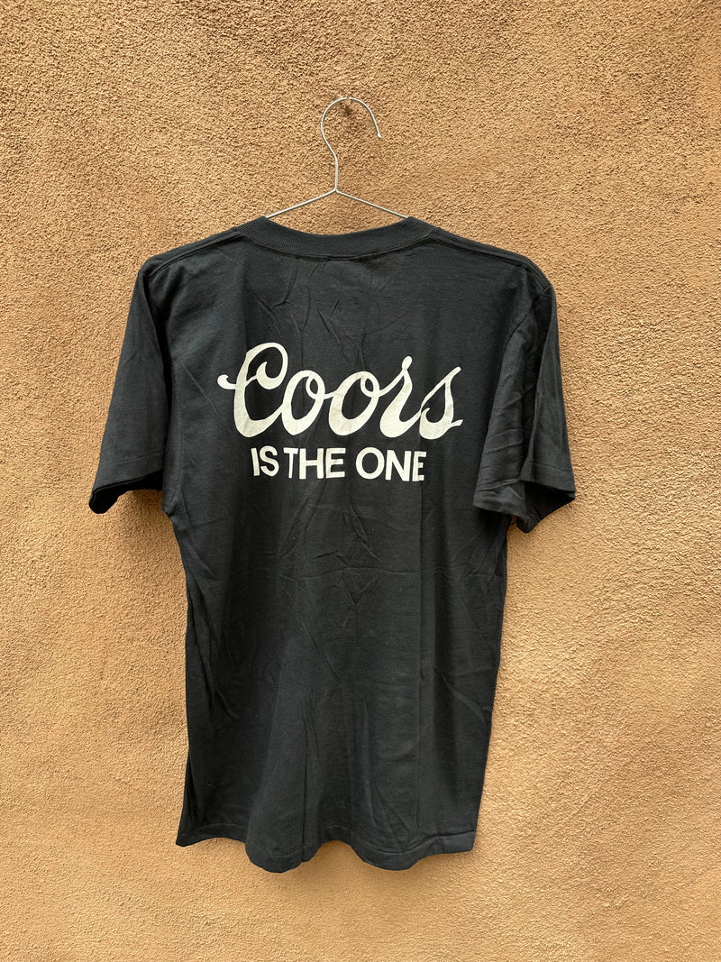 Black Coors Repetition Tee - Large