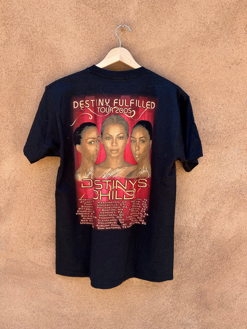 Destiny's Child Destiny Fulfilled Tour Tee