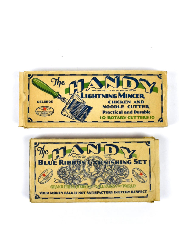Vintage HANDY Lightning Mincer & Hand Grinder from 1934 World's Fair - Good Houskeeping
