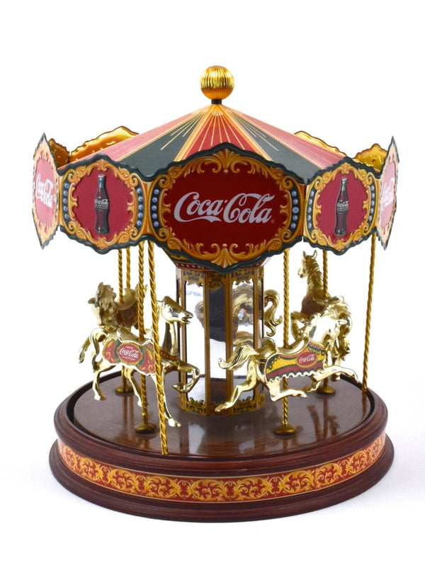 Vintage Coca Cola Musical Carousel by The Franklin Mint