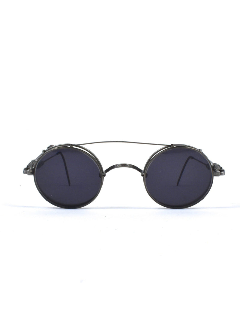 Vintage Rare Matsuda 2869 Detailed Frame Prescription Glasses with Clip Sunglasses