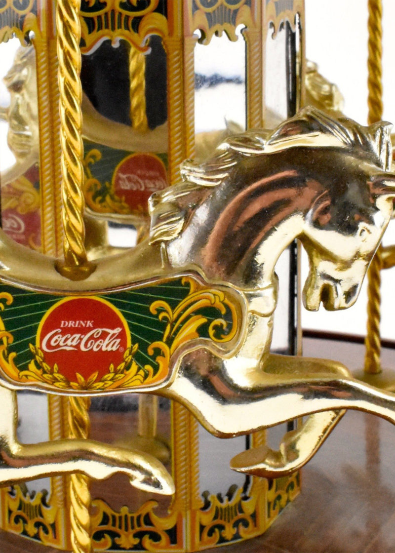 Coca Cola Musical Carousel by The Franklin Mint
