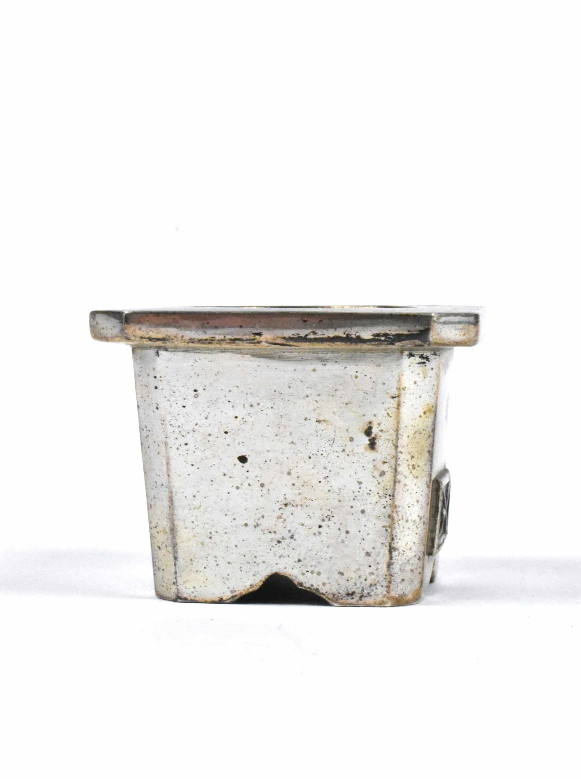 Pure Sterling Silver Square Inkwell – DESERT MOSS VINTAGE