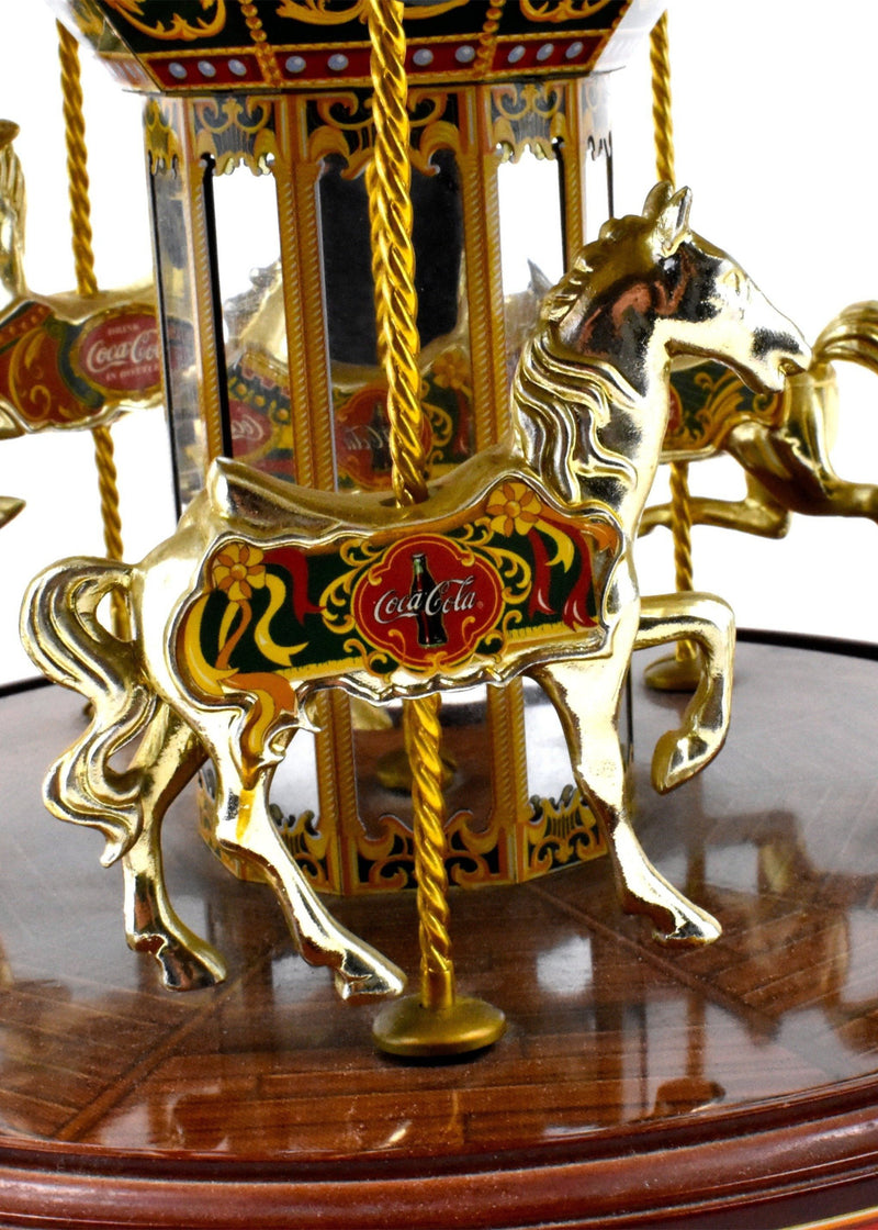 Coca Cola Musical Carousel by The Franklin Mint