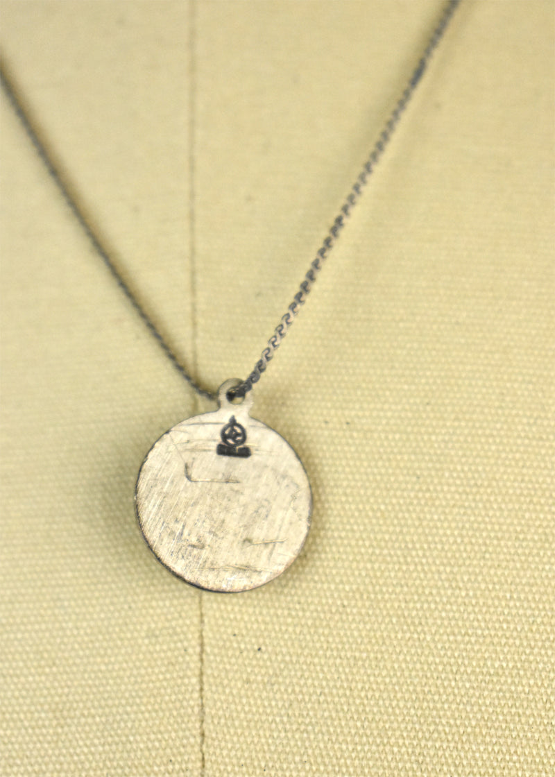 Sterling Silver St. Robert Catholic Pendant on Silver Chain