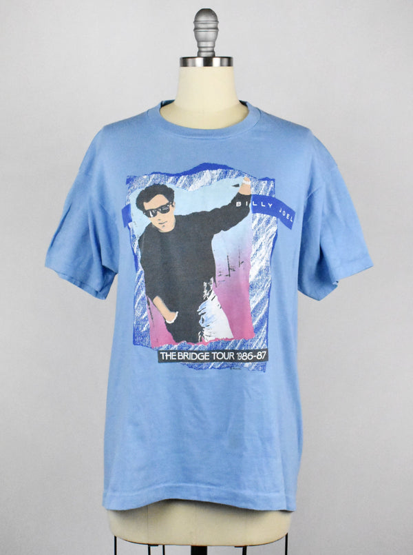 Vintage Billy Joel T-Shirt -The Bridge Tour 1986 
