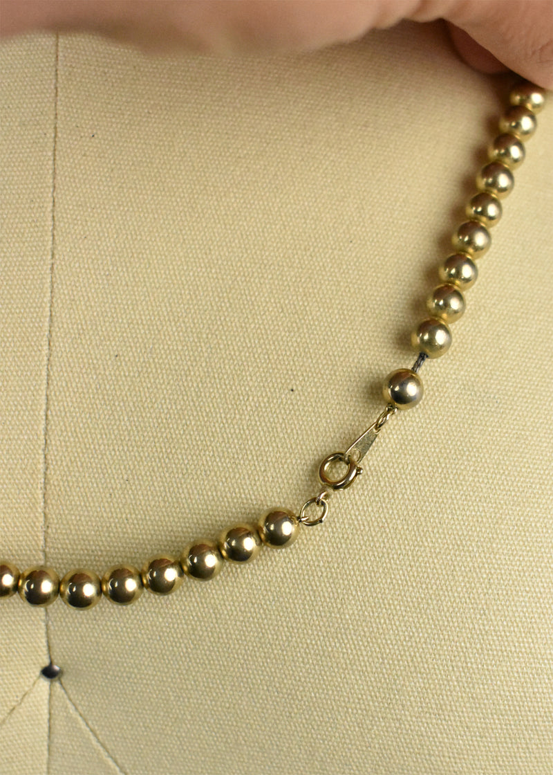 Silver Navajo Pearl Necklace