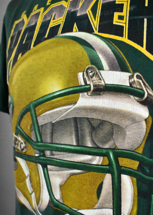 1997 Green Bay Packers Helmet T-Shirt, Made in the USA by Lee