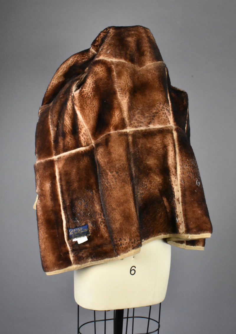 Leather Shearling Jacket by La Vay Limited, Made in USA