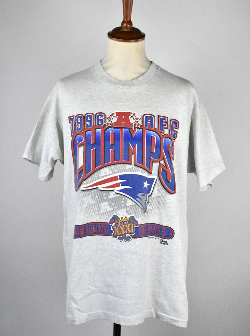Vintage New England Patriots 1996 AFC Champs T-Shirt by ProPlayer