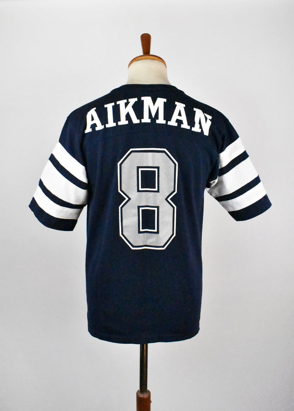 Vintage Dallas Cowboys Troy Aikman Number #8 T-Shirt by Logo 7
