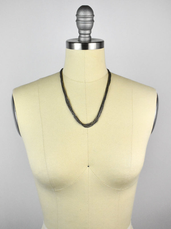 Liquid Silver Southwestern Native Necklace