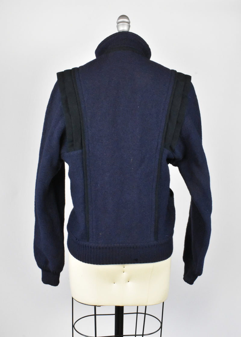 Navy Blue Wool Geiger Tyrol Jacket