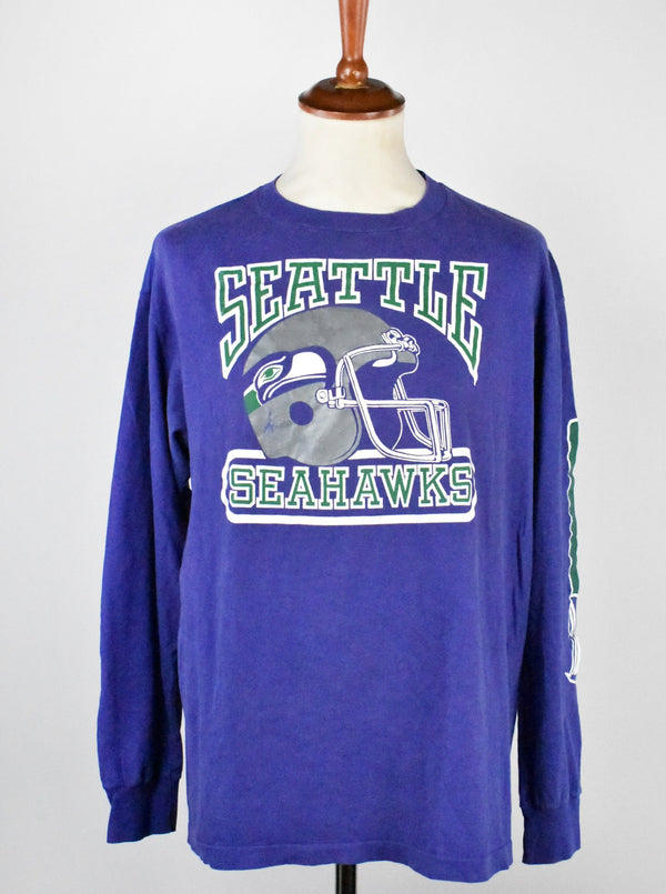 Vintage Seattle Seahawks Long Sleeve T-Shirt