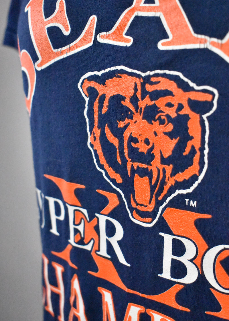 Vintage 1985 Super Bowl Champions Chicago Bears Football T-Shirt