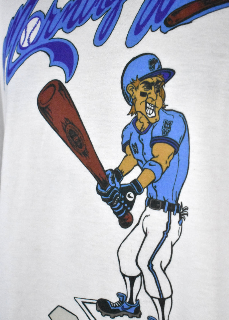 Humorous Morning Wood Baseball T-shirt