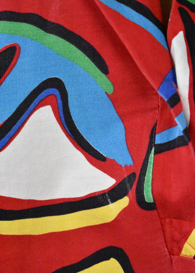 Fun 1990's Abstract Top