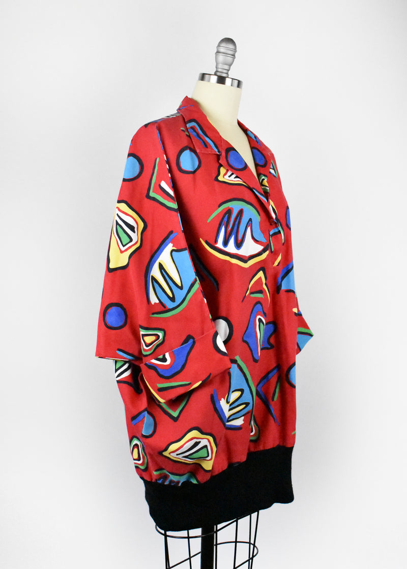 Fun 1990's Abstract Top