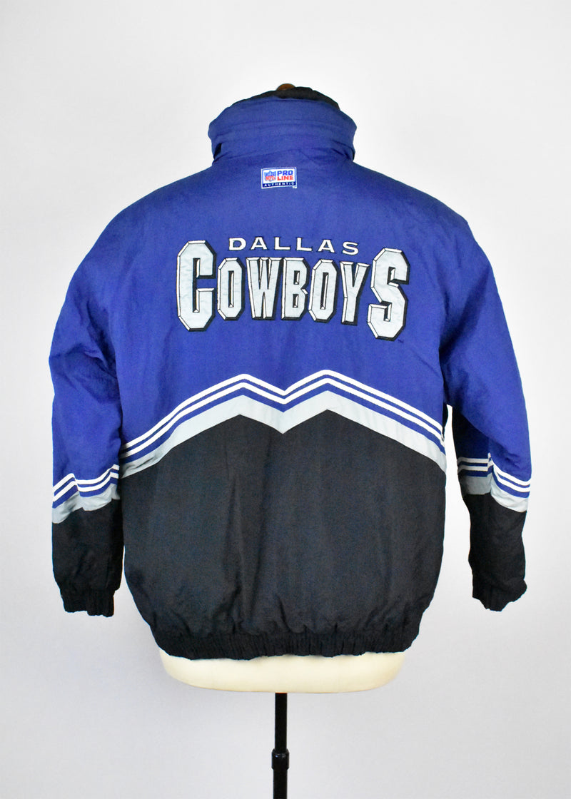 1990's Dallas Cowboys Puffy Jacket with Hood