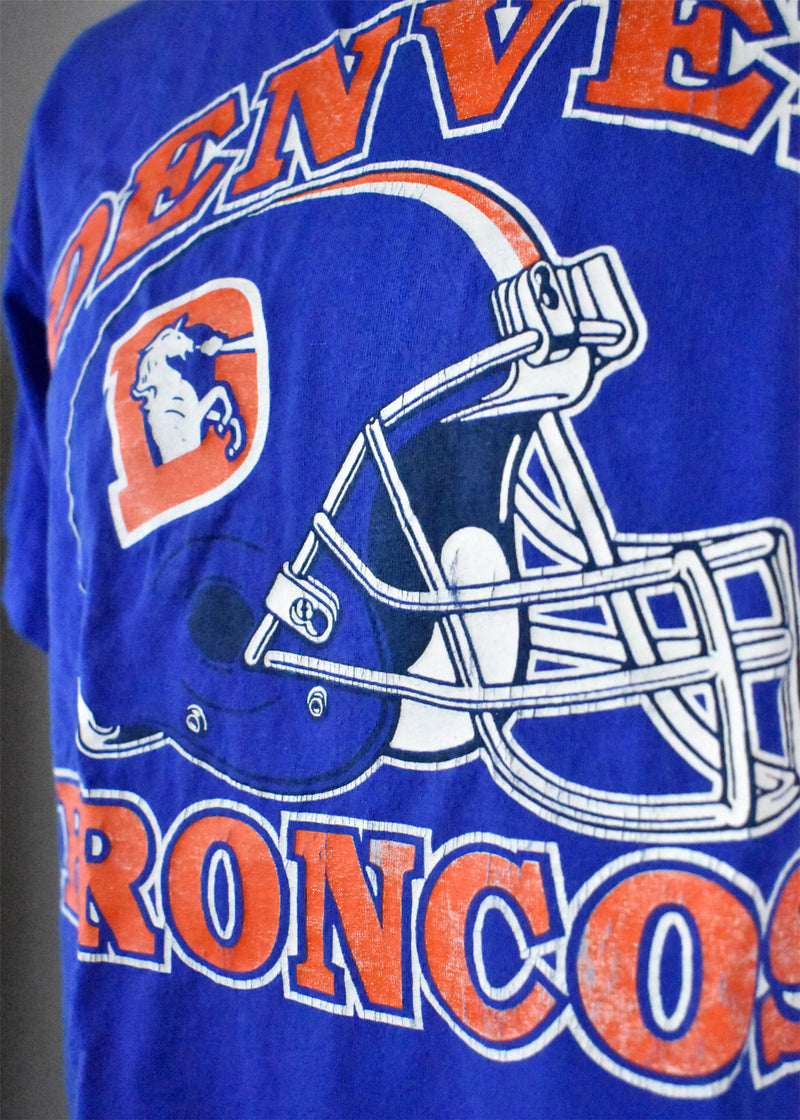 Vintage Denver Broncos T-shirt by Trench, Made in the USA