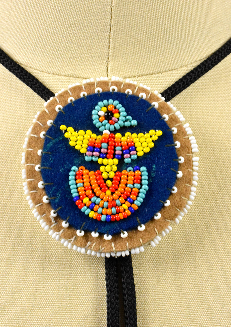 Beaded Thunderbird Bolo Tie