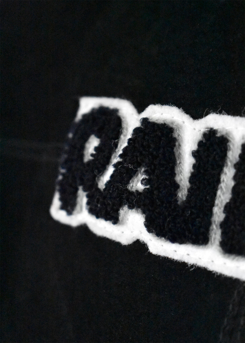 Raiders Football Varsity Letterman Jacket with Suede Sleeves by G-III and Carl Banks