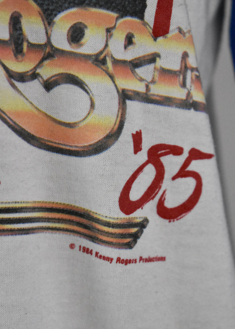 Kenny Rogers 1985 World Tour Raglan Sleeve T-Shirt