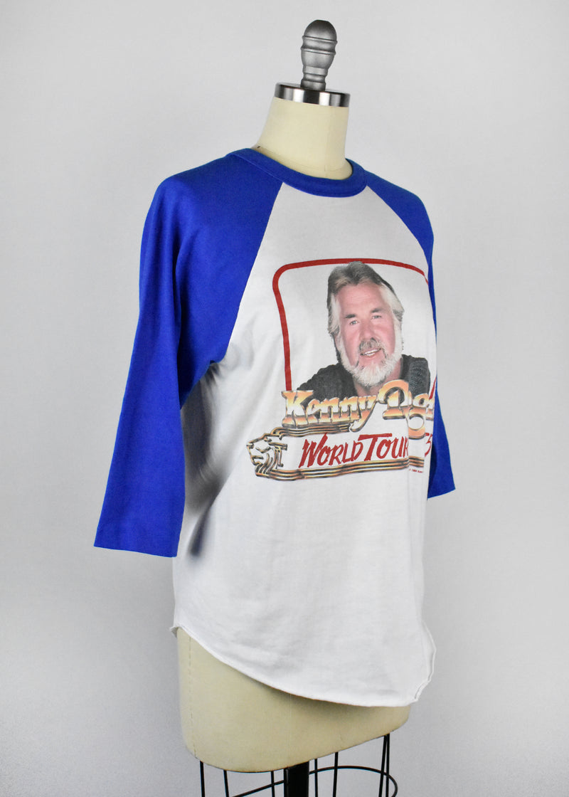 Kenny Rogers 1985 World Tour Raglan Sleeve T-Shirt