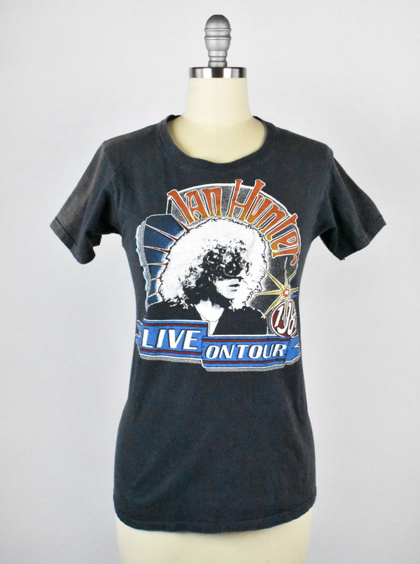 Vintage Ian Hunter Live on Tour Short Back N'Side T-Shirt