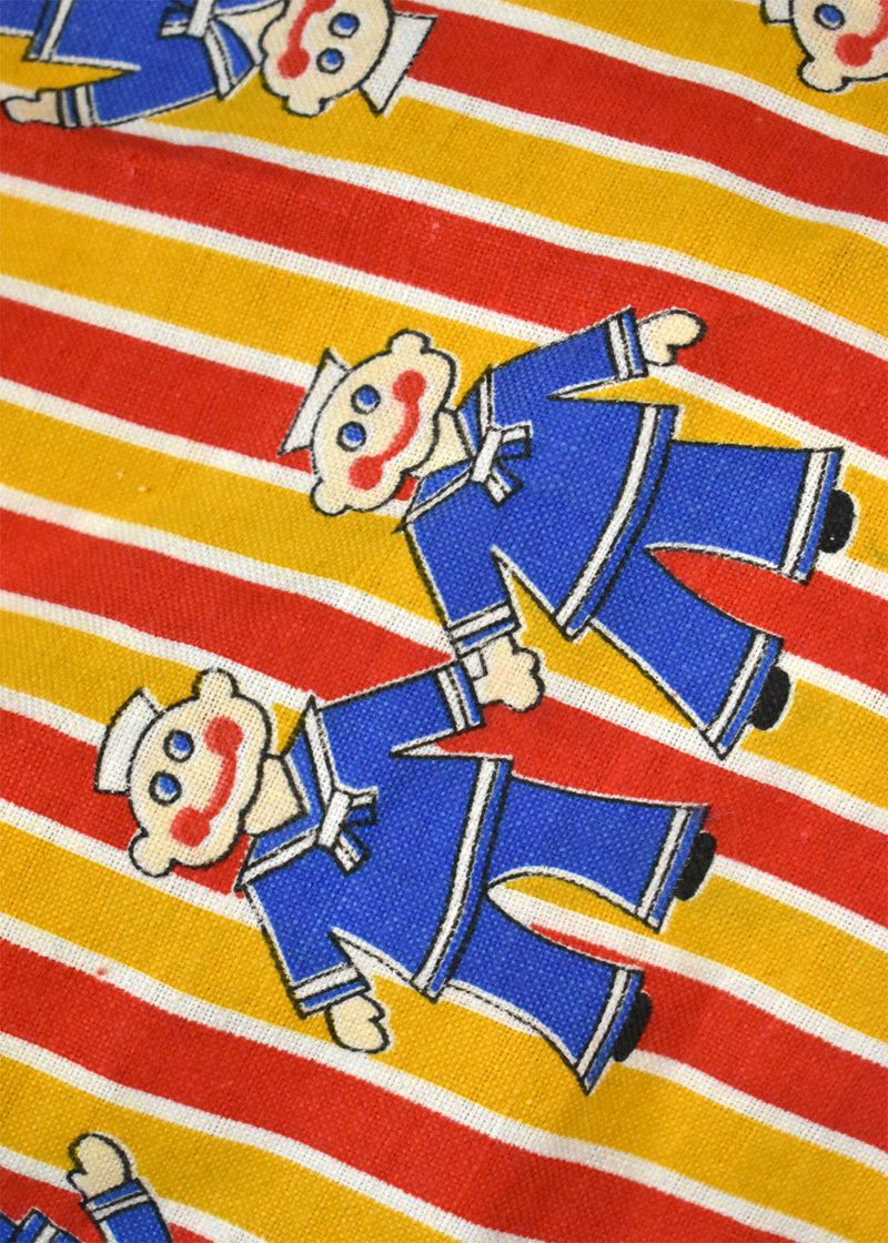 Sailor Clown Print Drawstring Backpack