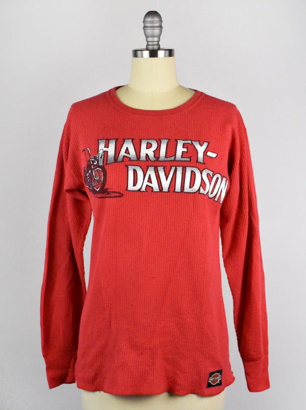 Vintage Harley Davidson Long Sleeve Thermal, Pueblo Colorado